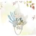 minkissy 1pc Hair Barrette Wedding Tiara Bridal Headpieces for Wedding Headdress Crystal Headband Beach Party Hair Goody Barrettes for Women Bobby Pins Pearl Bride Hair Accessories - Buy Online on GoSupps.com
