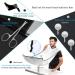 Adjustable Beard Shaving Apron with Suction Cups - White Beard Bib for Men - Buy Online on GoSupps.com