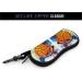 Stylish Portable Glasses Case | Yellow Flowers & Orange Fruits Design | Colorful Basketball Sketch - Perfect for Travel - Buy Online on GoSupps.com