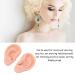Realistic Silicone Ear Model for Jewelry Display - Reusable Flexible Human Ear Simulation (Light Skin Color) | International Shipping Available - Buy Online on GoSupps.com