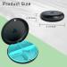 4 Compartment Small Pill Box - Moisture Proof Travel Organizer for Vitamins & Supplements - Pocket & Purse Size (Black+Cyan - Buy Online on GoSupps.com