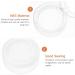 FOMIYES Plates 8pcs Empty Makeup Eyeshadow Box Round Eyeshadow Containers Case Refillable Travel Loose Powder Storage Box with Clear Window Lid for Women Girls White White 4x3.8cm - Buy Online on GoSupps.com