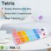 Cozycabin 7-Day Pill Organizer with Alarm - Large Weekly Vitamin & Medication Box (AM/PM) for Travel - Rainbow - Buy Online on GoSupps.com
