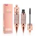 MAYEON Eyelash Mascara Waterproof and Long Lasting Eyelash Mascara 4D Silk Fiber Eyelash Mascara Volume and Length Eye Makeup Sparkling Diamond Mascara