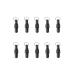 Sedmoon 10 Pcs Heavy Tension Snap Release Clips for Weight Planer Board, Downriggers Outrigger Release Clips for Offshore Fishing (Black)