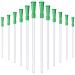 30 Pieces Enema Supplies Replacement Enema Tubings Enema Hose Non-Toxic Enema Kit with Flexible Rounded End for Smooth Insert Thickness (14 FR)