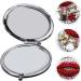 Beaupretty Round Compact Mirror with Rhinestone Red Lips and High Heels Design - Portable Mini Makeup Mirror for Women and Girls - Buy Online on GoSupps.com