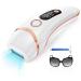 IPL devices hair removal laser for men women- 999.900 light pulse 3 functions HR/SC/RA and 9 energy levels painless hair removal for body face bikini area