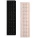 Cxapnstou Corset Bra Extender 7-18 Hook 3/4 Inch Spacing 2pcs:10hook/Light Beige&black