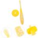 Seaesfoufu Toddler Toothbrush - Portable Baby Tooth Cleaner | Essential Baby Accessories | 1 Pack - Yellow - Buy Online on GoSupps.com