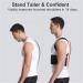 Buy XS-5XL Plus Size Posture Corrector - Adjustable Back Brace for Men & Women - Lumbar Support & Clavicle Trainer - Stop Slouching - Large Black - Buy Online on GoSupps.com