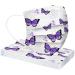 Buy Amyglin 50 Pieces Disposable 3-Layer Face Masks - Breathable Butterfly Motif Cloth Neck Gaiter for Adults - International Shipping Available - Buy Online on GoSupps.com