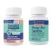 WELMATE Nighttime Wellness Bundle: Mucus Relief Guaifenesin 600mg Mucus Relief (200 Ct) & Doxylamine Succinate 25mg Sleep Aid (200 Ct) | Extended Relief for Restful Sleep