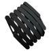 Uitseld Headbands for Curly Hair - Portable Small Folding Headbands - Women Spa Headband Face Wash Headband Thin Makeup Headbands for Makeup Skincare Black