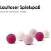 Lucybalu X Hello Kitty Cat Toy Filz Balls | Natural Cat Play Balls from Nepal | Set of 6 Pink | Fun Eco-Friendly Toys for Cats - Buy Online on GoSupps.com
