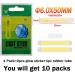 Qualy Fishing Glow Sticks for Bobbers - Bobber Lights & Rod Bell Alarm Lights - Bulk Kit of 50Pcs - 6.0*50mm - Buy Online on GoSupps.com