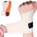 YUNYILAN Wrist Brace Ulnar Wrist Brace Compression Ultra-Thin Elastic Strap Wrist Wrist wraps for Pain Repetitive Wrist Use Injury Support for Tendonitis Carpal Tunnel Relief Pain (Beige 2pcs)