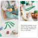 ULTECHNOVO 6pcs Kids Collection Tweezers Set - Craft, Wig Plucking, Science & Reptile Feeding Tongs - Green Medium - Buy Online on GoSupps.com