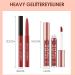 12Pcs Lipstick Makeup Set - 2 in 1 Lip Liner & Gloss Long Lasting Waterproof Matte Liquid Lipsticks & Pencils - Perfect Beauty Gift for Girls - Buy Online on GoSupps.com