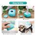 Soft Silicone Dog Bath Brush Scrubber Set for Short & Long Haired Pets - Blue+Pink - Buy Online on GoSupps.com