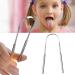 Stainless Steel Tongue Cleaner | U-Shaped Tongue Scraper for Bad Breath | Oral Care Tool - 1PC - Buy Online on GoSupps.com