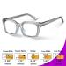 VISOONE Spring Hinge Blue Light Blocking Glasses - Trendy Square Anti-Glare for Gaming - Unisex YALE - Buy Online on GoSupps.com