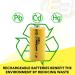 Exell Battery 3-PACK 1.2V 2/3 AA 400mAh NiCD Rechargeable Compatible with Dust Busters Electric Mopeds RC Devices & More | International Shipping - Buy Online on GoSupps.com