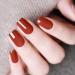 DouborQ Orange Brown Nail Polish Long-lasting Glossy Nail Art Varnish (44) Orange Brown-44 - Buy Online on GoSupps.com