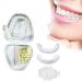 2 pairs of teeth for plug in veneers fake teeth at the top and bottom immediate veneers of teeth of course dental prosthesis cosmetic veneers teeth lightening dentures for men and women