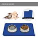 Reopet Silicone Pet Feed Mats - Waterproof Dog & Cat Mats with Elevated Edges - 47x30 cm (1 Pack) - Navy Blue - Buy Online on GoSupps.com