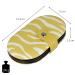 Claus's 5-Part Manicure Set with Etui | Nail Scissors Files Tweezers & Cuticle Remover | Carbon & Stainless Steel | Zebra Design - CL-96110 - Buy Online on GoSupps.com