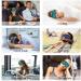 Pure Black Silk Sleep Mask - Adjustable Strap for Full Night's Sleep - Travel and Nap Aid - Super Soft Eye Shade Cover - Buy Online on GoSupps.com