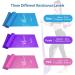 Latex-Free Therapy Flat Resistance Bands Set - 5ft Long for Stretching, Flexibility, Pilates, Yoga - Pink, Purple, Blue (3 Pack) - Ideal for Gymnastics, Rehab, and Workout - Buy Online on GoSupps.com