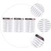 Ipetboom 3 Sheets Waterproof Eyebrow Stickers Lazy Eyebrow False Eyebrows Cosmetics Man Water Proof Template 21x15cm Black - Buy Online on GoSupps.com