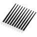 Silicone Glitter Applicator Curved Brush Tip Long Lasting Silicone Eyeshadow Brush Comfortable 10pcs for Liquid Eye Shadows