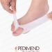 Pedimend Silicone Gel Toe Separator - Hallux Valgus Relief Pain Prevention for Men & Women - 2 Pairs Included - Buy Online on GoSupps.com