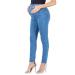 Milano - Maternity Jeans for Pregnant Women Ultra Stretch Buttery Soft Denim Comfortable Slim Clothing. High Waisted Over The Bump Band 14 Light