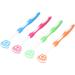 Portable Plastic Travel Tongue Scraper - 4 Pack | Freshens Breath & Promotes Oral Health - International Shipping Available - Buy Online on GoSupps.com