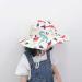 XYIYI Kids Bucket Hat | Adjustable Sun Beach Hat for Boys Girls 1-2 Years | Beige Dinosaur Design - Buy Online on GoSupps.com