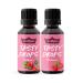 GymQueen Tasty Drops Strawberry & Raspberry 2x30ml Flavour Drops without calories Strawberry + Raspberry 30 ml (pack of 2)