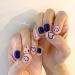 Adhesive Decals Klein Blue DIY Manicure Nail Sticker Nail Art Deco Fire Flame Abstract Face - Buy Online on GoSupps.com