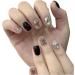 Wearing nail patches dark black nail patches nails(XS) - Buy Online on GoSupps.com