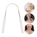 Beavorty Tongue Scrapers - Stainless Steel Tongue Brushes for Bad Breath Reduction | Oral Hygiene Beauty Tool for a Fresher Mouth - Buy Online on GoSupps.com