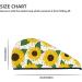 Hair Towel Wrap | Quick Drying Hair Turban with Button | Sunflower Design | Ideal for Fast Hair Drying - Buy Online on GoSupps.com