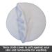 BraceAbility Hernia Belt Replacement Pad | Silicone & Soft Fabric Cover for Hernia Support | Fits Elastic Binders & Belts - Buy Online on GoSupps.com