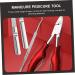 DRESSOOS 1pc Nail Clippers Fingernail Clipper Needle Nose Pliers Jewelry Making Pliers Nail Implements Nail Salon Nail Care Kit Nail Tool Toenail Red Ingrown Nails Manicure Stainless Steel - Buy Online on GoSupps.com