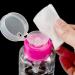 Nail Varnish Remover Pump Bottle Dispenser The Gel Bottle Nail Polish Remover Dispenser Empty Clear Push Down Bottle Plastic Pump Liquid Container Rosy 180ml - Buy Online on GoSupps.com