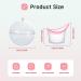 AXLOFO Silicone Eye Wash Cup Bath Kit for Effective Eye Cleansing - Soothing Tired Eyes (Pink-2) - Buy Online on GoSupps.com