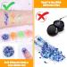 Glow-In-The-Dark Glitter Set | 12 Luminous Colors for Body Face & Hair | Self-Adhesive UV Black Glitter | International Shipping Available - Buy Online on GoSupps.com