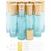 Rowiz 10pcs Essential Oils Roll on Bottles 10ml Refillable Empty Glass Rollerball Bottles with Golden Cap Perfect for Homemade Perfume Fragrance Aromatherapy Oils Pearly Blue - Buy Online on GoSupps.com